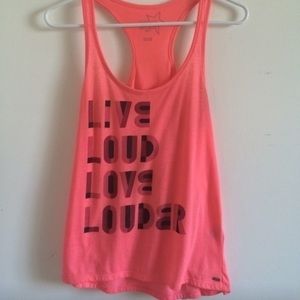 Neon Pink Quote Tank