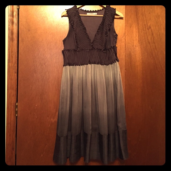 Gorgeous ombre silk LBD.