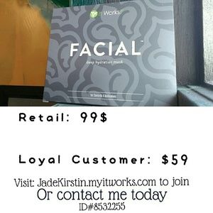Set of four @ home facials $59
