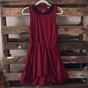 Maroon party dress