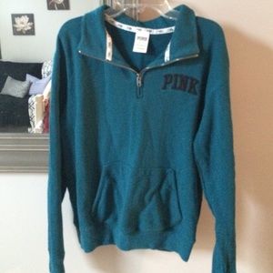 Turquoise Half-Zip from PINK