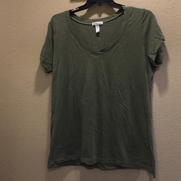 Forest Green V-Neck Shirt