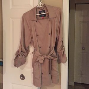 Vince Camuto Beige Trench Coat