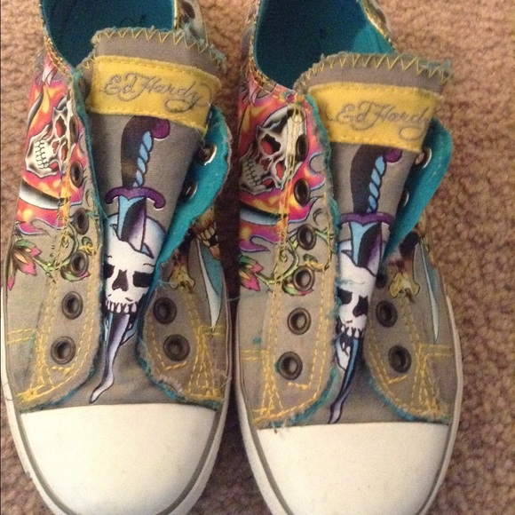 Ed hardy chuck Taylor's