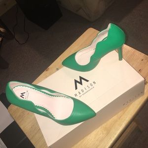 Green Madison Heels