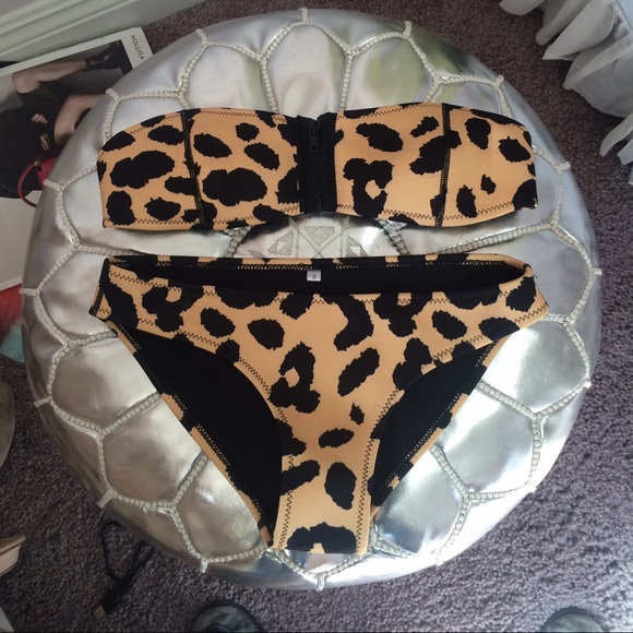 Leopard Neoprene Bikini