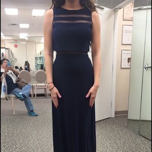 Navy Blue Prom Dress