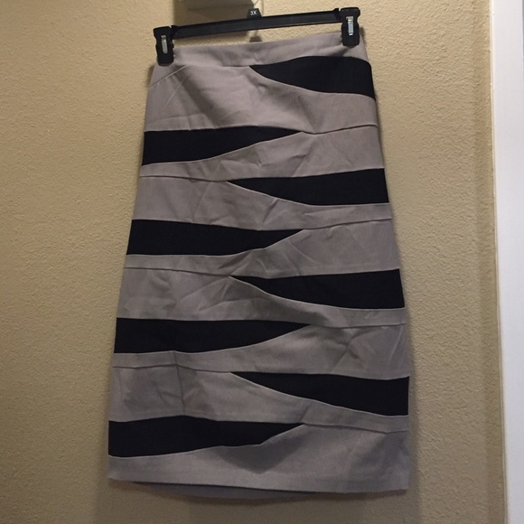 Black and Charcoal Body-con Dress