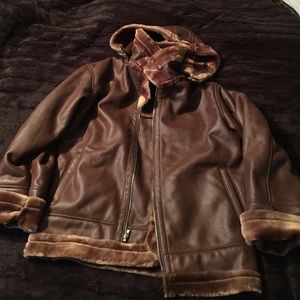 Versace vintage brown coat