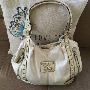 Kathy Van Zeeland embellished handbag