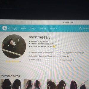 FIND ME ON VINTED