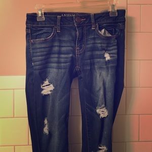 American Eagle Distressed Jegging
