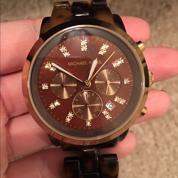 Authentic Micheal Kors Tortoiseshell watch