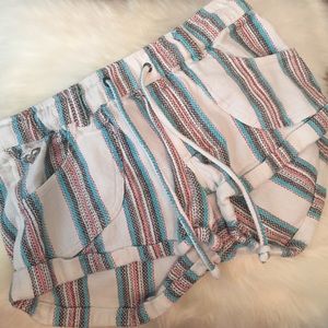 Roxy striped shorts SZ xs