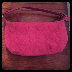 Hot Pink Coach Purse