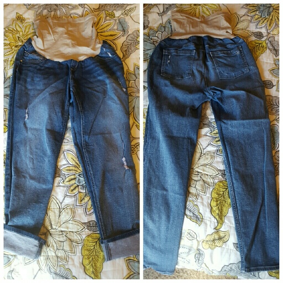 Jessica Simpson maternity jeans/capris size L