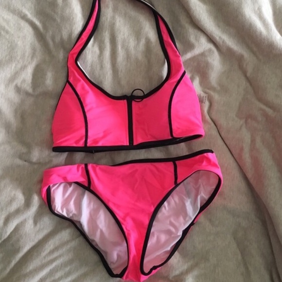 Juicy Couture Sport neon bunk bikini set
