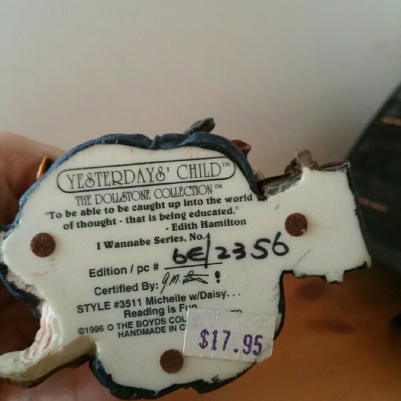 BOYDS Dollstone Collection -3 pieces - Picture 4 of 4