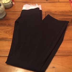 Lululemon bootcut yoga pants.
