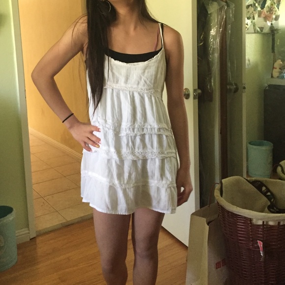 White summer dress/cover up