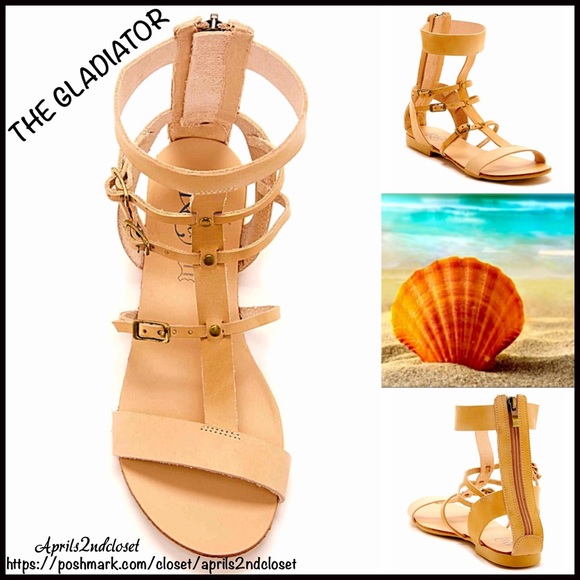 Modern Rebel Shoes - ❗️1-HOUR SALE❗LEATHER SANDALS Gladiator Flats