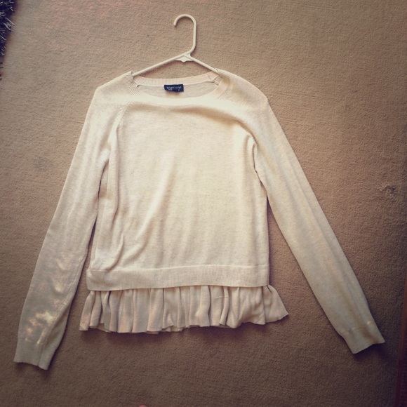 Topshop Sweaters - Cream-Colored Topshop Sweater