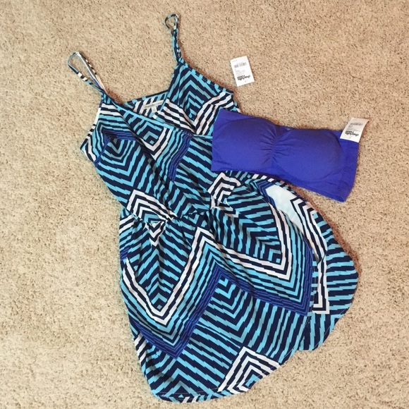 BNWT Charlotte Russe romper and bandeau bundle