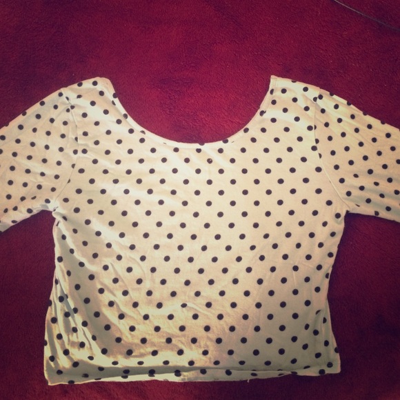 Charlotte Russe Long sleeved crop top