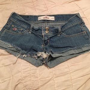Hollister Jean Shorts- SIZE 0