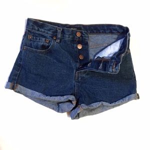 High waisted shorts