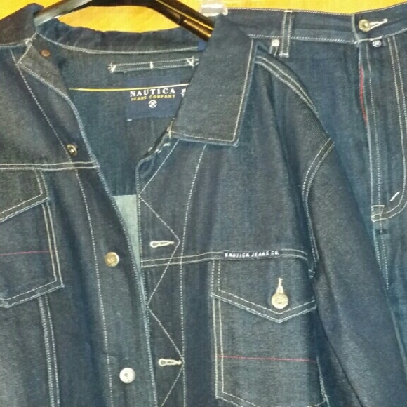 Men's denim suit