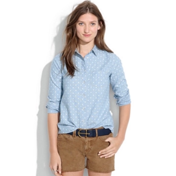 Madewell Denim Cutoff Shorts in Kraft Brown