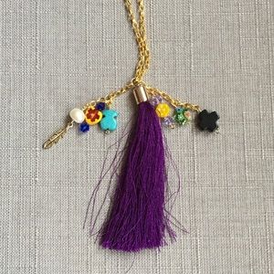 Black Friday SALE‼️Purple and gold pompoms