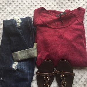 Energie maroon tee