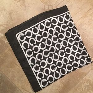 HOLD NOT FOR SALE. Silk authentic Coach scarf.