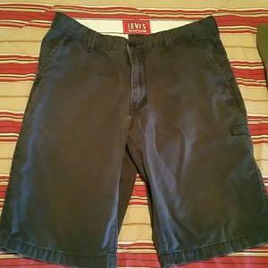 Men's Levi's shorts and Black shoes bundle