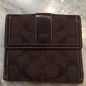 Coach signature wallet