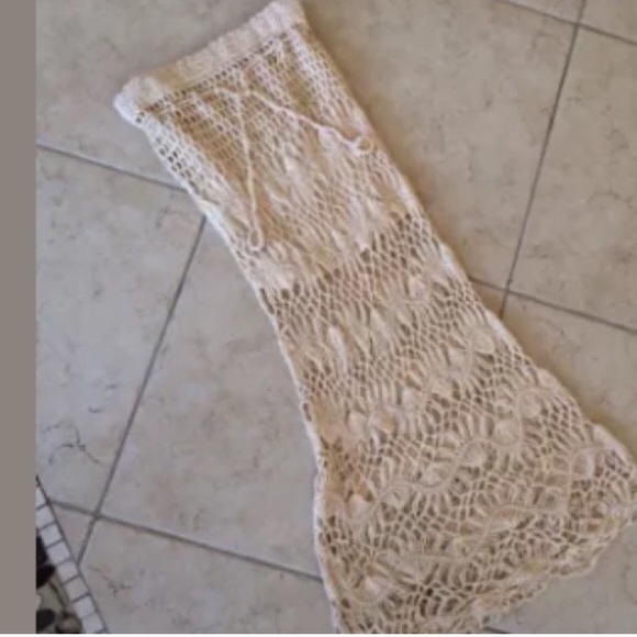 Macrame' Crochet Maxi Skirt Size XS-Medium New - Picture 3 of 4