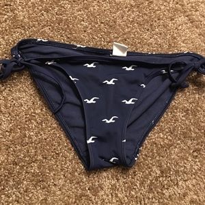 Navy blue Hollister bathing suit bottoms