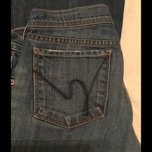 Citizens low waist flare jeans