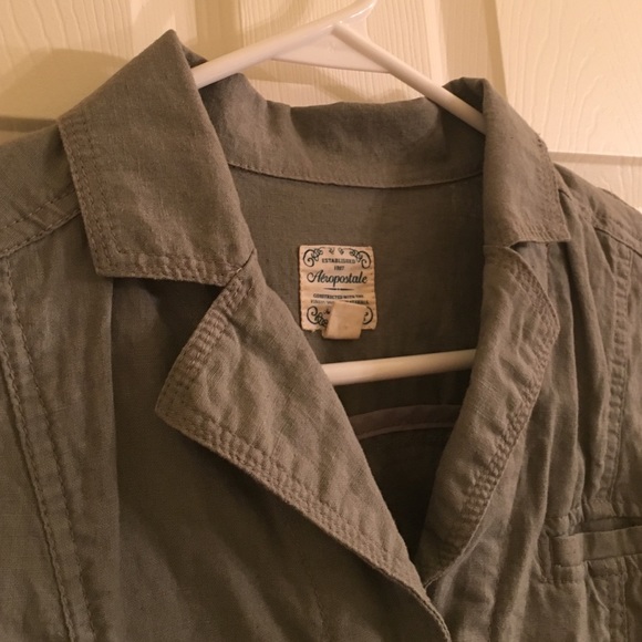 Short sleeve button up jacket/blazer - Picture 2 of 2