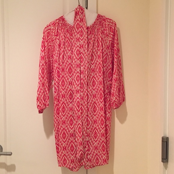 Maeve printed dress with belt from anthropologie