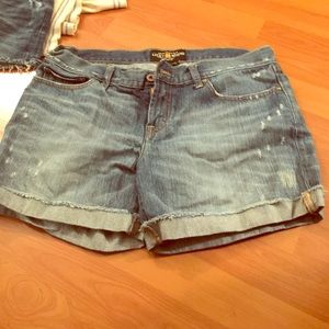 Denim shorts
