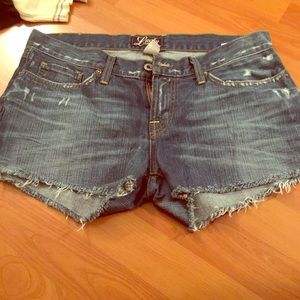 Denim shorts