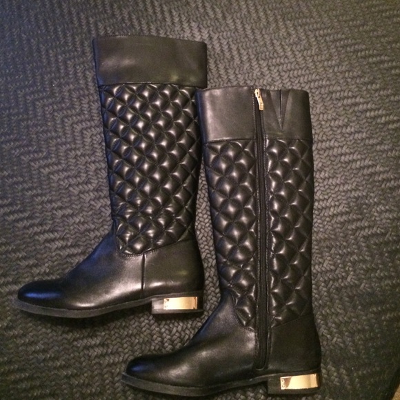 Vince Camuto Leather Riding Boots