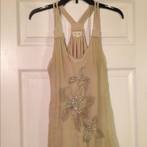Miss Me embellished tank top