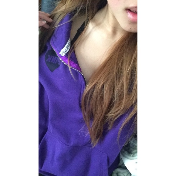 Victoria's Secret PINK 1/4 Zip Pullover Sweater ღ