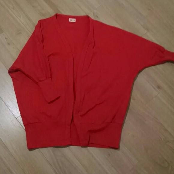 Ladies red cardigan - Picture 1 of 4