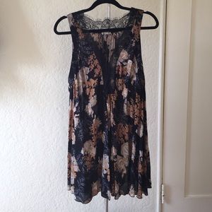 Free People So You Say Printed Dress