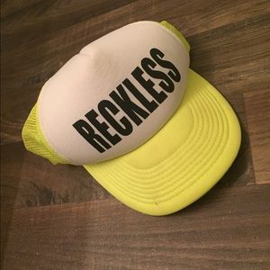 Neon trucker hat